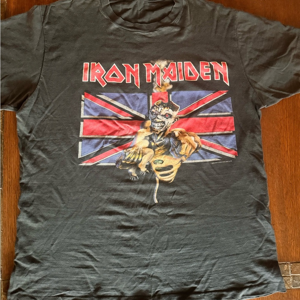 1988 Iron Maiden Eddie Rules tee XL